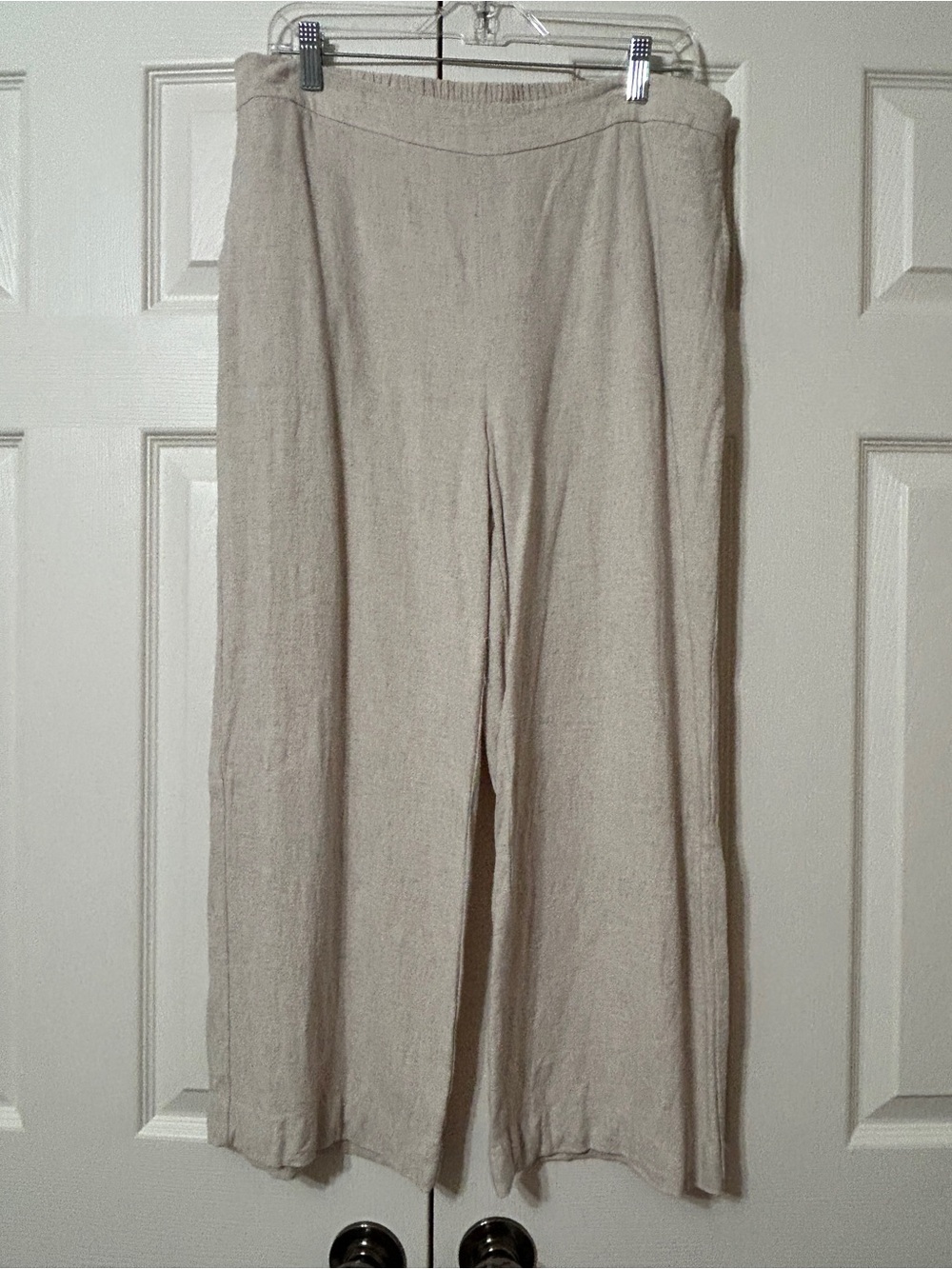 Chico's Wide-Leg Pants in Light Beige